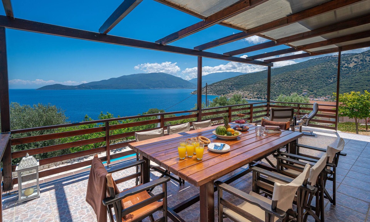 Agia Efimia Villa | 6 bedroom Villa Kandia with private pool and stunning sea views