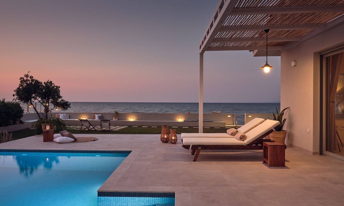 Argassi Villa | Awesome Zakinthos Villa | Vasonda Villa | 3 Bedrooms | Stunning Beachfront.
