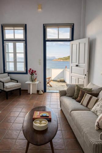 Spetses House | Boutique Seafront House I - Private Terrace & Views