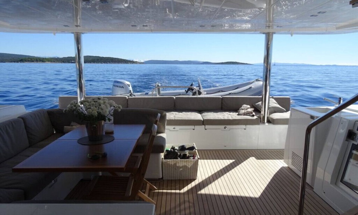 Elliniko Boat Rental | Fully Crewed Luxury Catamaran on a Lagoon 560 in Greece
