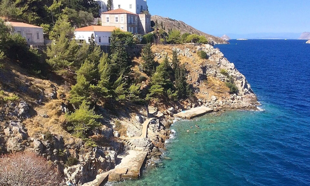 Hydra House | Hydra Seaside Serenity: Panoramic Sea & Sunset Views