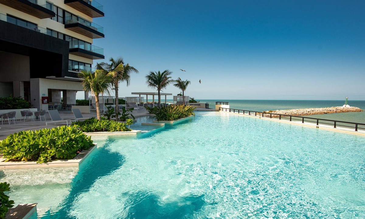 Progreso Municipality Condo | Incredible Ocean view from a beautiful 2BR Condo