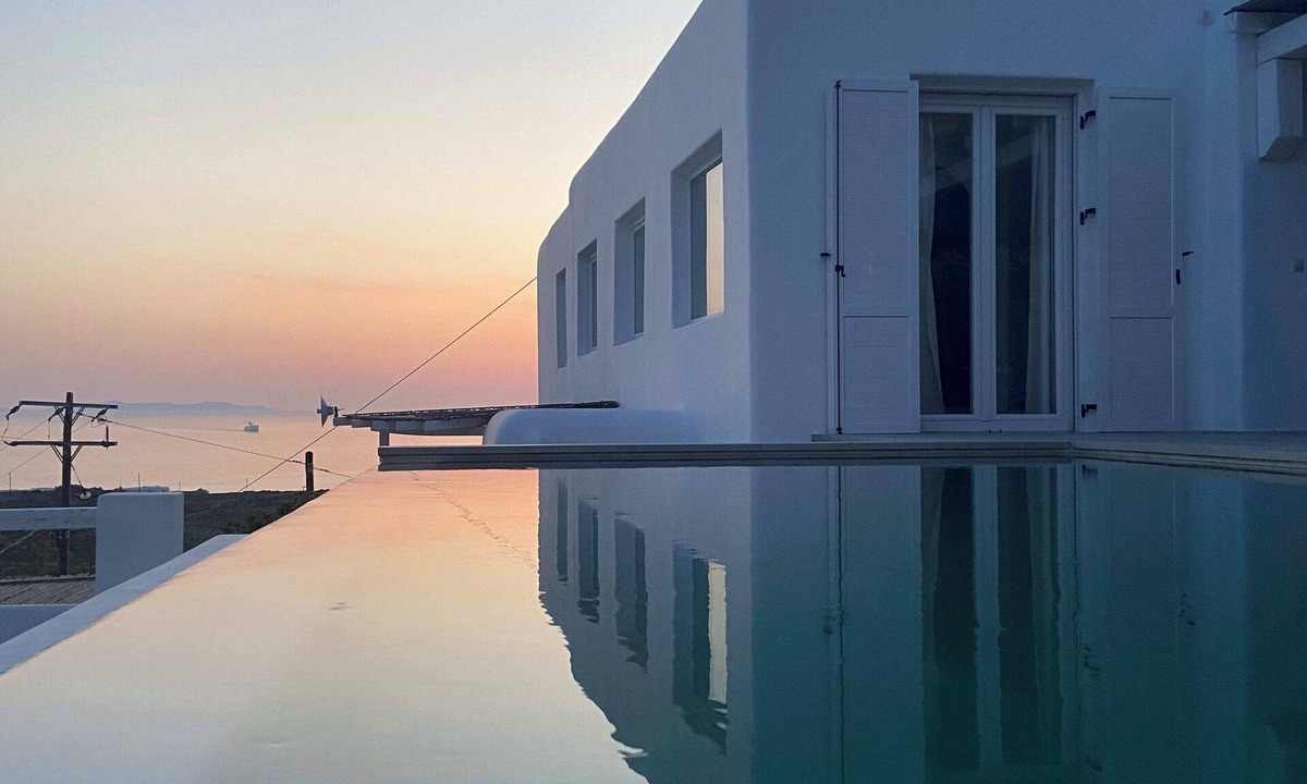 Agios Stefanos Villa | Mykonian Luxury Villa Azure w Sea View and Pool