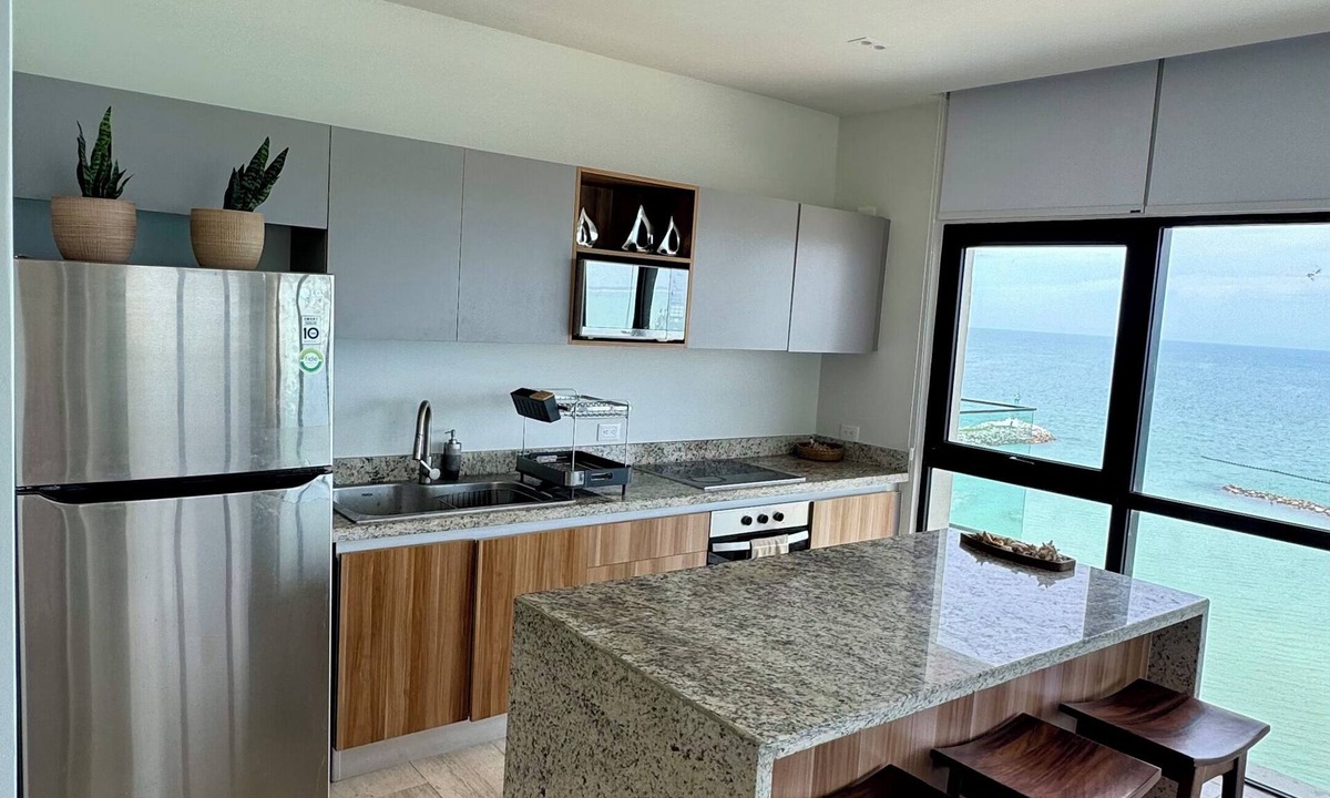 Merida Apartment | Progreso Oceanfront Escape Panoramic Views at Yucalpetén Resort Marina