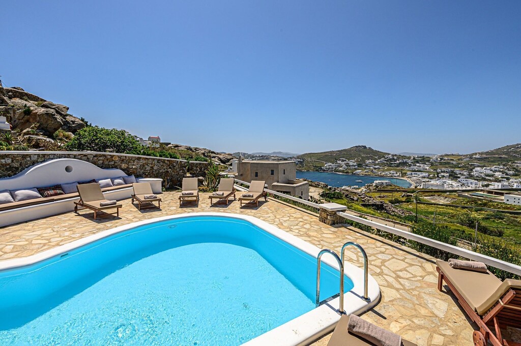 Psarou Villa | R 361 Luxury Villa with Private Pool and Stunning Sea Views in Psarrou