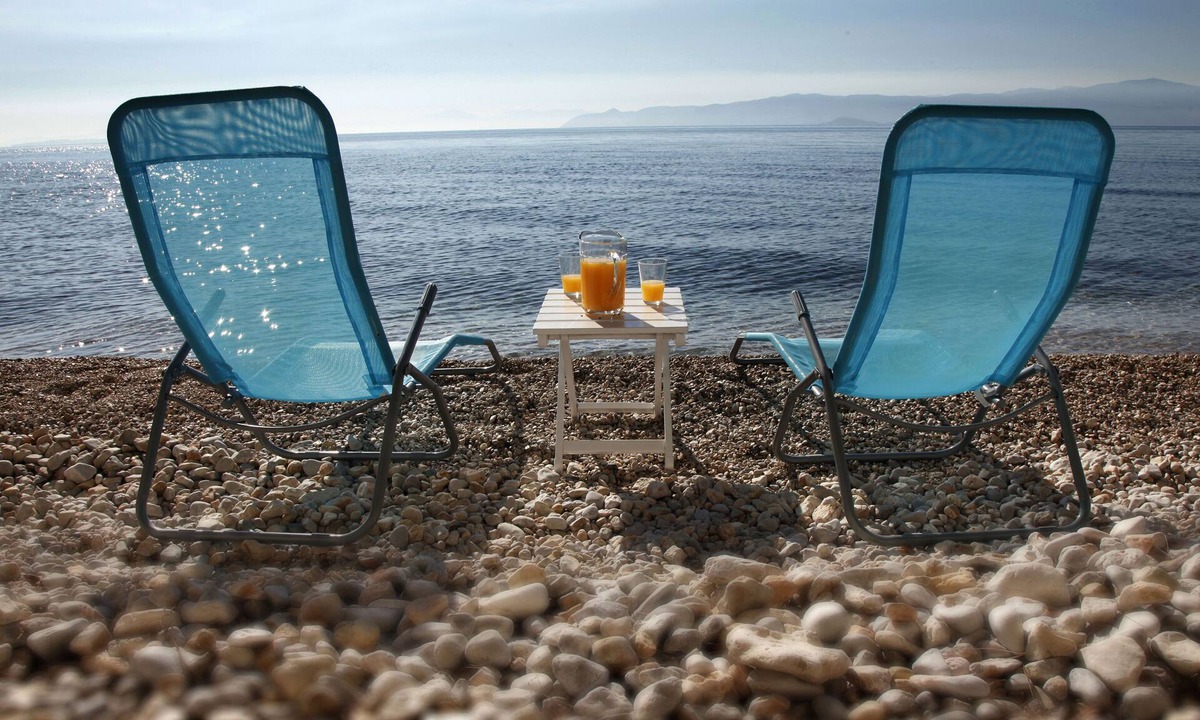 Bralos Villa | Sea Shore Vacation Villa, RedRock, Attika,Corinth, Aegean, Greece, Mediterranean