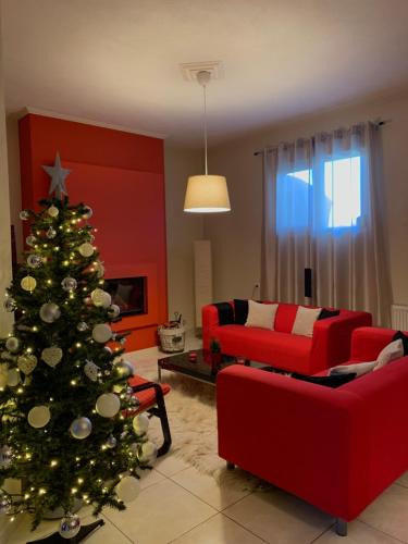Trikala Apartment | Sweet Red Home