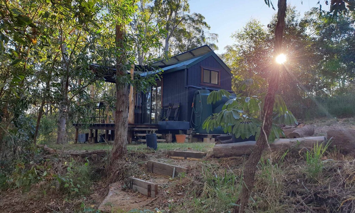 Bollier Cabin | Tiny in The Treesn- Cute, Spacious Tiny House set privately amongst the trees.n