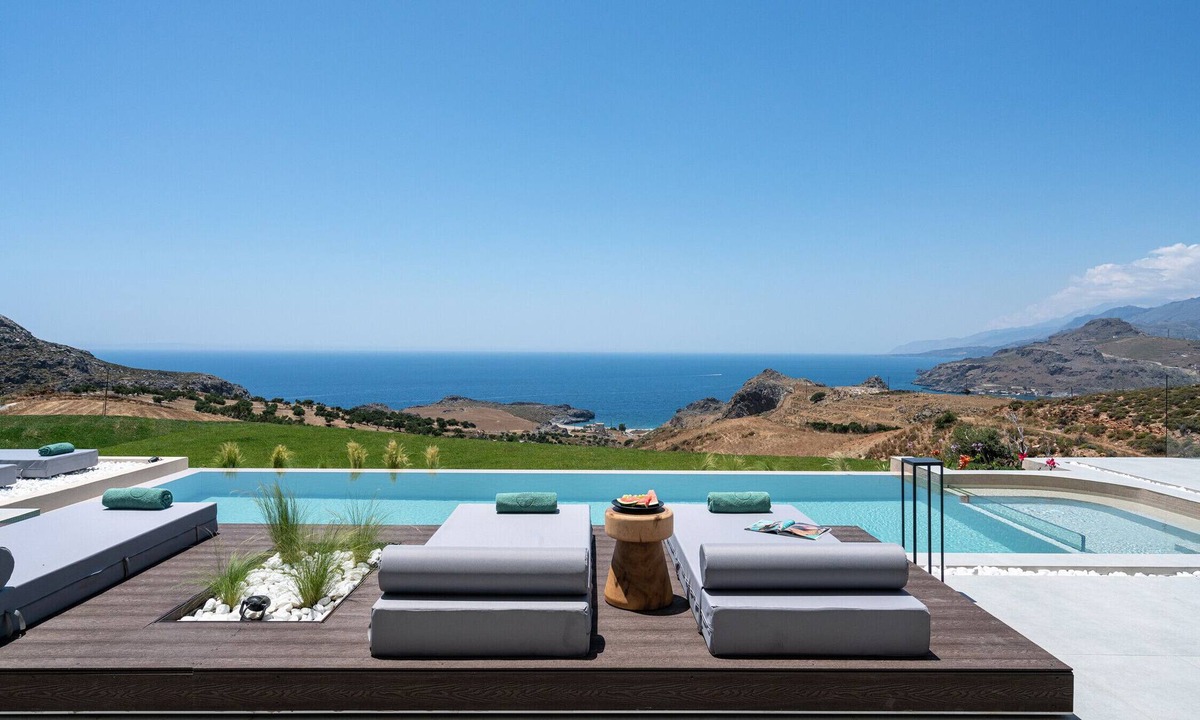 Agios Vasileios Villa | Villa 7 Seas - With Amazing View