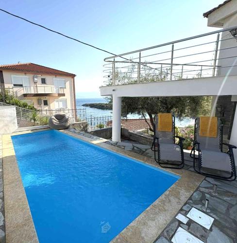 Volos Villa | Villa Beta Sea View With Pool
