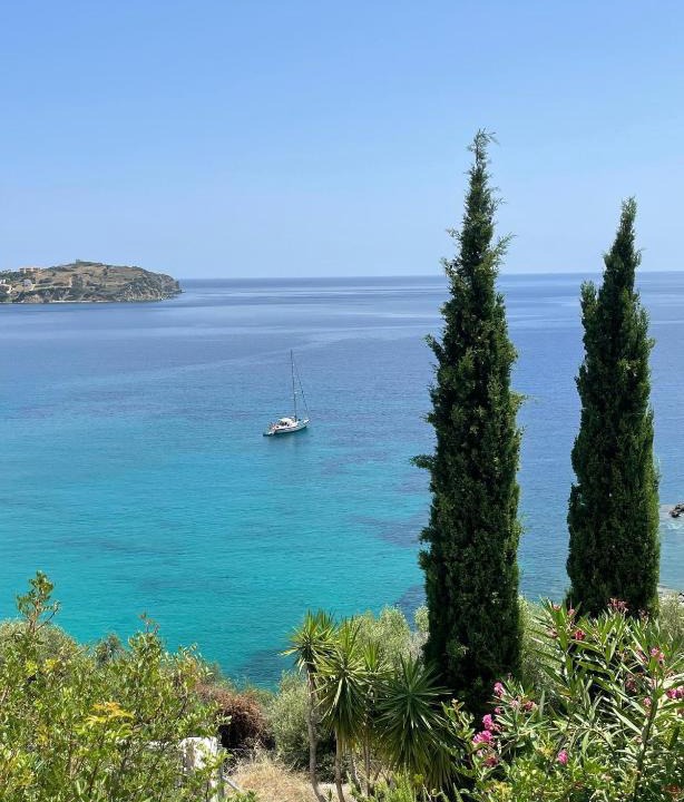Agii Apostoli Villa | Villa Nafsika stunning view on the Aegean Sea