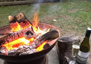 2 bedrooms, Fenced Yard for Dog, Gas BBQ, Firepit for marshmallow nights!