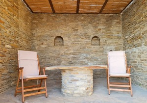 Andros Serenity-Adults Only-Sea view-pool/jacuzzi stone residence