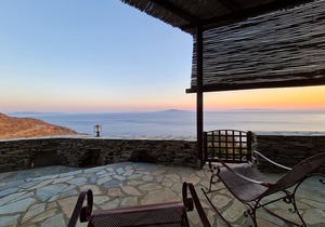 Andros Serenity-Adults Only-Sea view-pool/jacuzzi stone residence