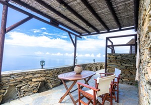 Andros Serenity-Adults Only-Sea view-pool/jacuzzi stone residence