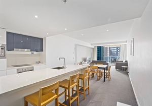 Apartment 23003 offers the convenience of a self-contained apartment, but with 5