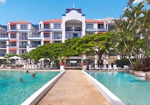 Calypso Plaza Resort Unit 215 Motel Style room on Coolangatta beachfront with Wi-Fi Inc.