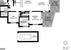 Eden Apartments Unit 501 Modern 2 bedroom apartment easy walk to Greenmount Beach and Rainbow Bay