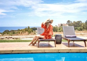 Luxury Rhodes Villa Amel Villa Sea View Private Swimming Pool 3 Bedrooms Kalithea