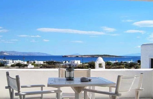 Santa Maria Apartment | Sea View Paros Apartment Residence with Sea View Private Terrace 1 BDR Santa Maria
