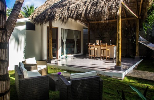 Carmen House | Spacious Family Bungalow in Banana Beach With Private Bedroom and Garden
