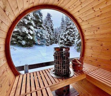 Kefalochori Ski Chalet | 35 m² Chalet ∙ 3 guests