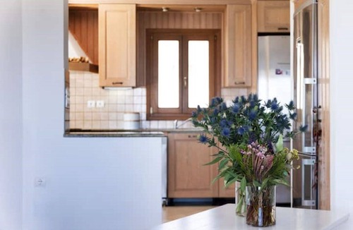 Mikri Vigla Villa | 4 bedroom, 4 bathroom Villa with sea views, a private pool, jacuzzi- sleeps 11+
