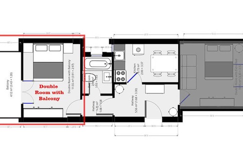 Agios Panteleimonas Resort | 50 m² Private room ∙ 1 bedroom ∙ 2 guests
