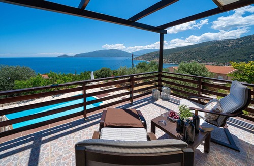 Agia Efimia Villa | 6 bedroom Villa Kandia with private pool and stunning sea views
