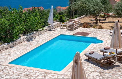 Agia Efimia Villa | 6 bedroom Villa Kandia with private pool and stunning sea views