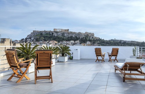 Monastiraki Apartment | Acropolis Panorama View Penthouse with Private Terraces