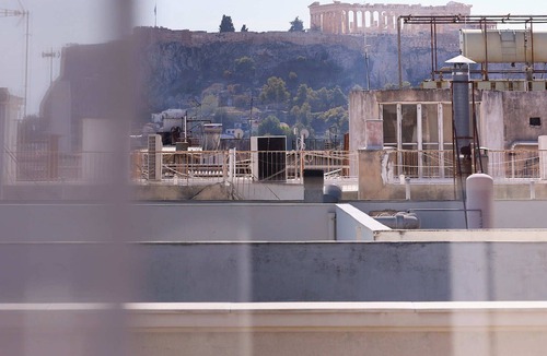 Omonia Apartment | Acropolis View Studio 8th Floor, Wake Up to the Parthenon.