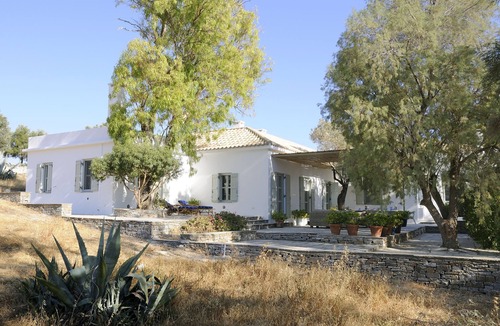 Marmari Villa | Aeolon Cycladic Private Island Luxury Retreat with Private Beach, Boat and chef