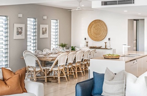 Alexandra Headland House | Alex Beach House 100 steps from the beach with ocean views sleeps 11