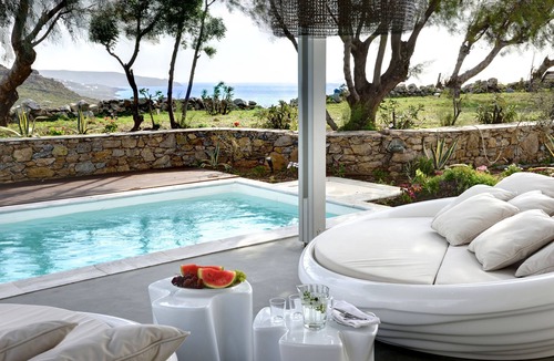 Kalafatis Villa | Amalgam Homes Mykonos - Dafni - Luxury Villa with Private Pool and Sea view