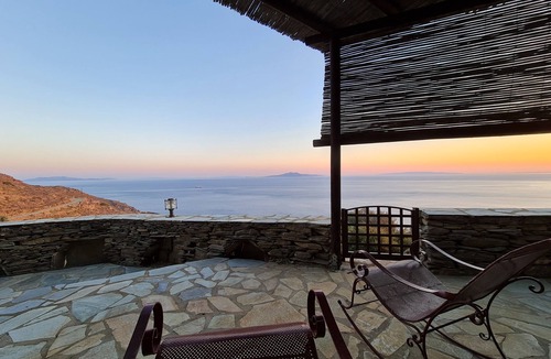 Megas Yialos-Nites House | Andros Serenity-Adults Only-Sea view-pool/jacuzzi stone residence