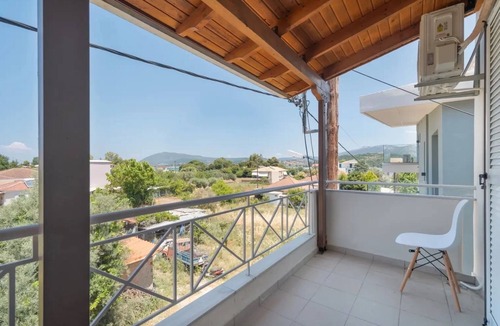 Lygia Apartment | Apartment 'Almyra' with Sea View, Wi-Fi and Air Conditioning