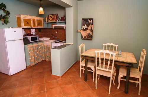 Vathy Apartment | Apartment 'Galini' with Sea View, Shared Garden and Wi-Fi