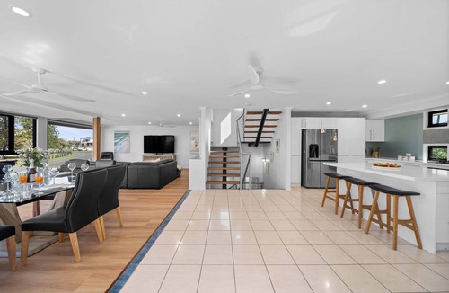 Buddina House | Beachfront at Buddina with Heated Pool & Sea Views