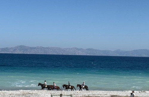Ialyssos Apartment | Beachfront Luxury Studio with Panoramic Sea View
