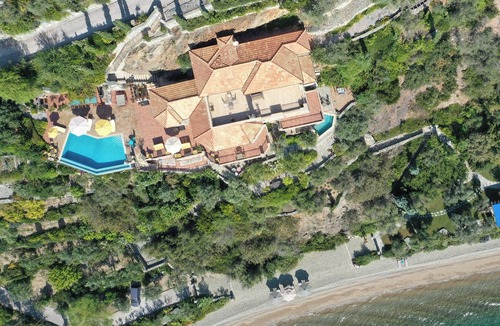Loutra Edipsou House | Beachfront, Stone-Built, Beautifully-Appointed, Spacious 5-bedroom Villa.