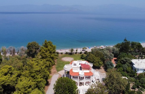 Eleonas Villa | Beachfront Villa with Majestic Views - Peloponnese - 2 hours West of Athens