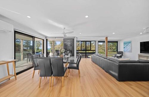 Buddina House | Beachfront with pool ocean views and pet friendly
