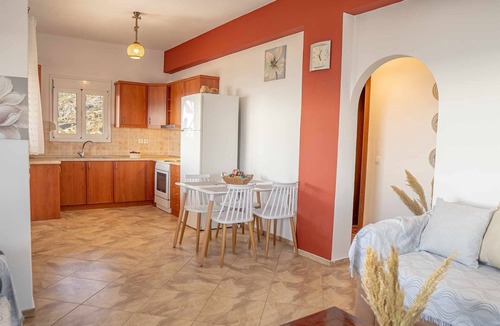Gortyna Apartment | Charming Anna Maria apartment with a spectacular sea view, near the beach.