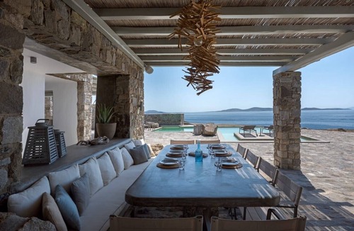 Kanalia House | Cliff Top Luxury Villa Pan has Stunning Views of Aegean Sea