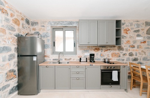 Stoupa Villa | Dione Villa 3: private pool - amazing sea view - traditional minimal stone villa