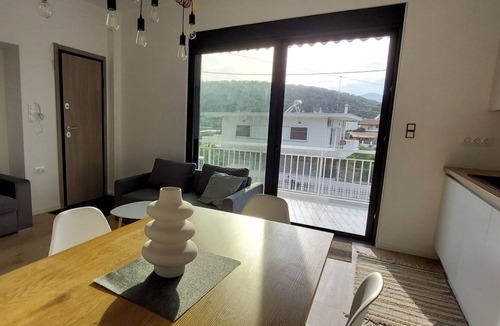 Kato Almiri Cottage | Elegant summer residence with big balcony and garden. Can host 8-10 adults.