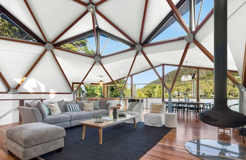 Mount Coolum House | Extraordinary Dome Retreat with Mount Coolum Views