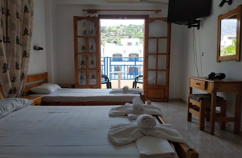 Stalida Apartment | George Studios Stalida - Twin Room Pool View