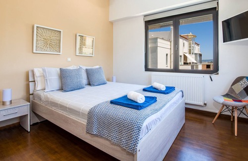 Kato Galatas Villa | Kalamaki Beach 100m away, private pool, private parking, free wifi, sandy beach